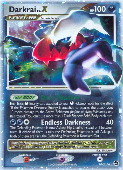 great encounters darkrai lv x